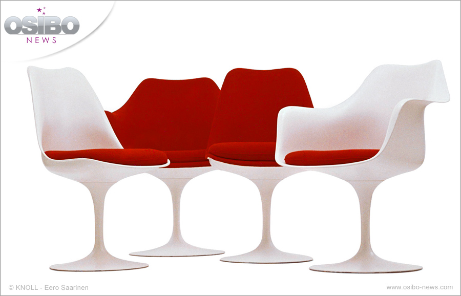 Mousse pour assise de fauteuil tulipe Saarinen Knoll ®