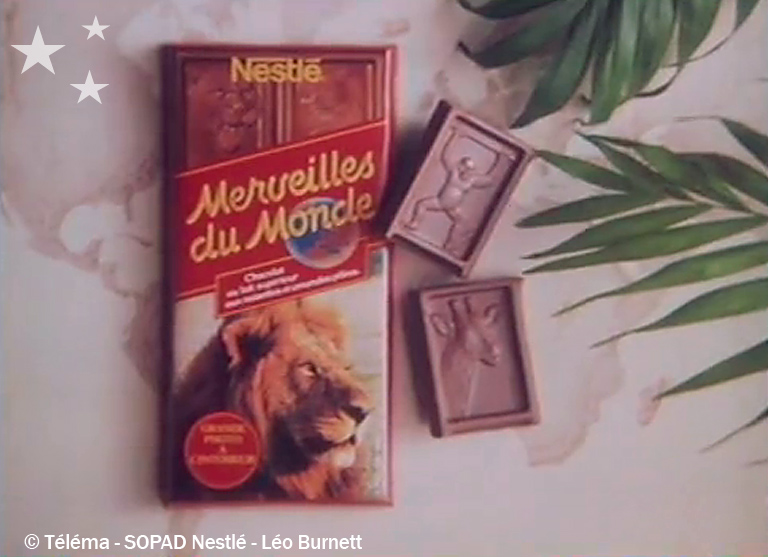 Le chocolat «Merveilles du Monde», avec ses images d'animaux à
